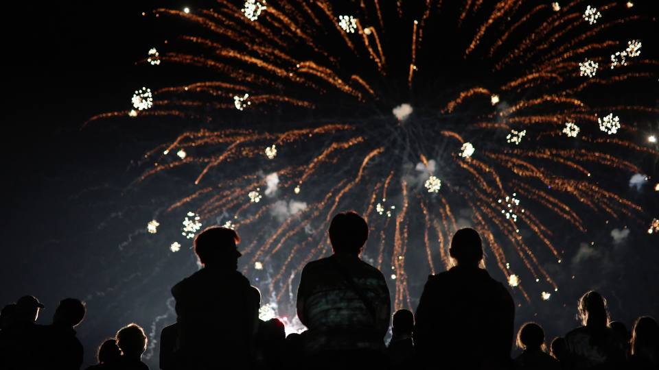 fogos de artifício